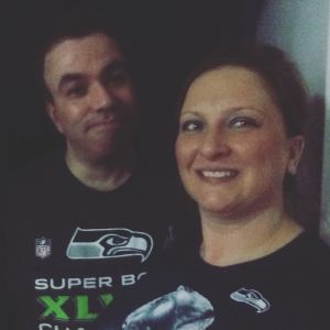 In happier times...and after yesterday's game...